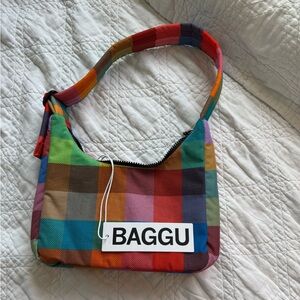 BAGU Mini Nylon Shoulder Bag Madras